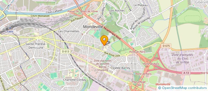 localisation de l'entreprise MONSIEUR MATIULLAH SAYEED  MONDEVILLE