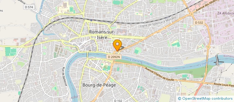 localisation de l'entreprise MONSIEUR MATIULLAH WAZIRI  ROMANS-SUR-ISERE