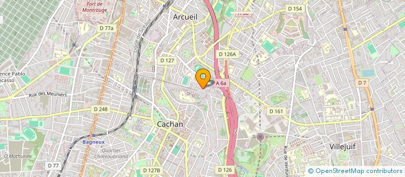 localisation de l'entreprise MONSIEUR MATSHOU MUKENDI  ARCUEIL