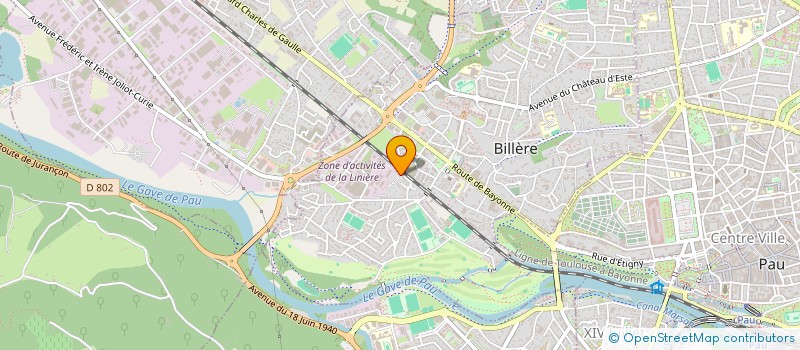 localisation de l'entreprise MONSIEUR MATT ADAM  BILLERE