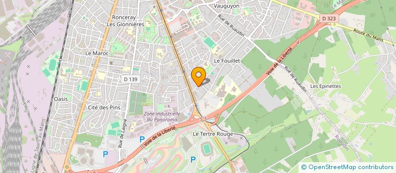 localisation de l'entreprise MONSIEUR MATT BERTHIER  LE MANS