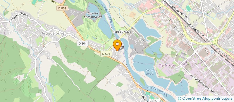 localisation de l'entreprise MONSIEUR MATT BONNESTEVE  ARTIGUELOUVE