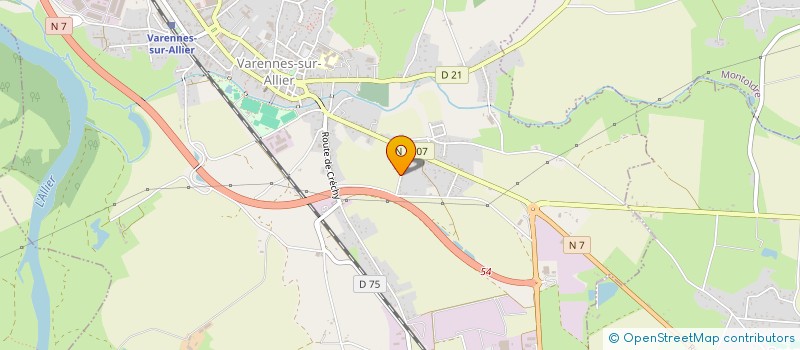 localisation de l'entreprise MONSIEUR MATT CLOFULLIA à VARENNES SUR ALLIER