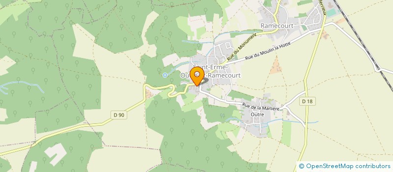 localisation de l'entreprise MONSIEUR MATT HARE à SAINT-ERME-OUTRE-ET-RAMECOURT