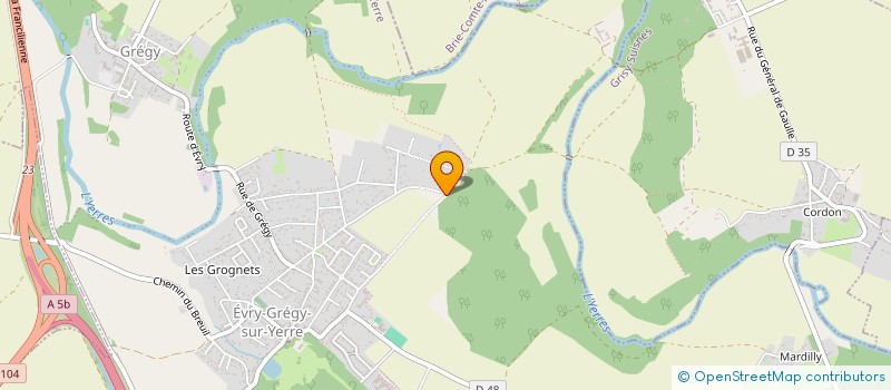 localisation de l'entreprise MONSIEUR MATT HORN  EVRY-GREGY-SUR-YERRE