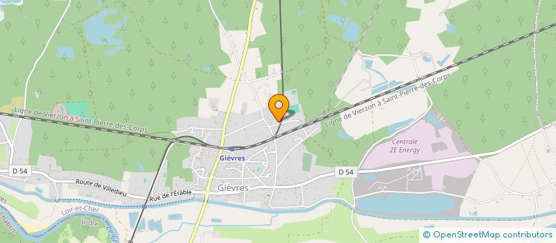 localisation de l'entreprise MONSIEUR MATT TABBIA  GIEVRES