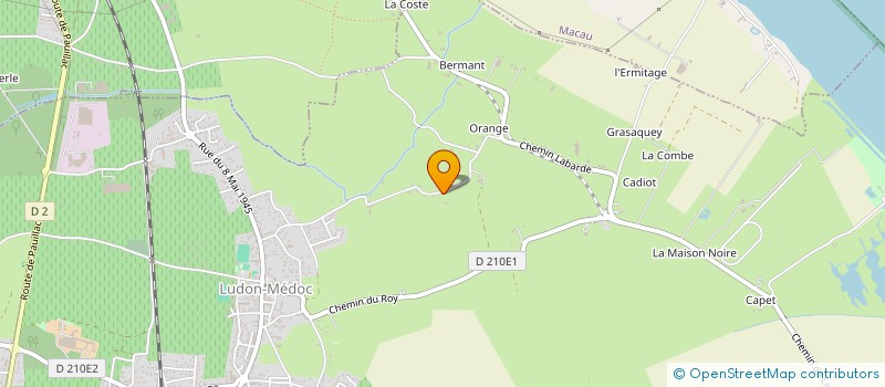 localisation de l'entreprise MONSIEUR MATT WEISS  LUDON-MEDOC