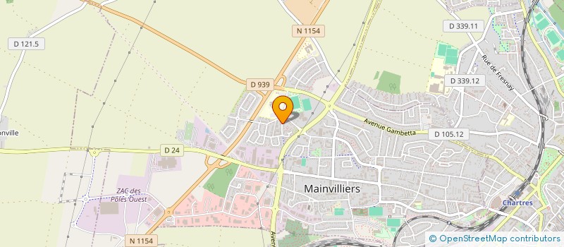 localisation de l'entreprise MONSIEUR MATTEEW CALOC  MAINVILLIERS