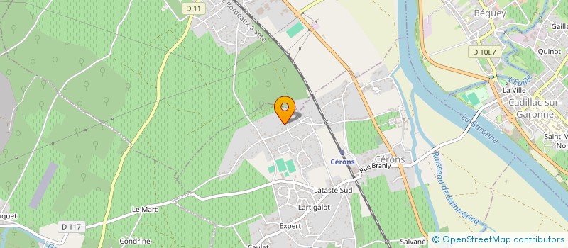 localisation de l'entreprise MONSIEUR MATTEHO AREGRAG  CERONS