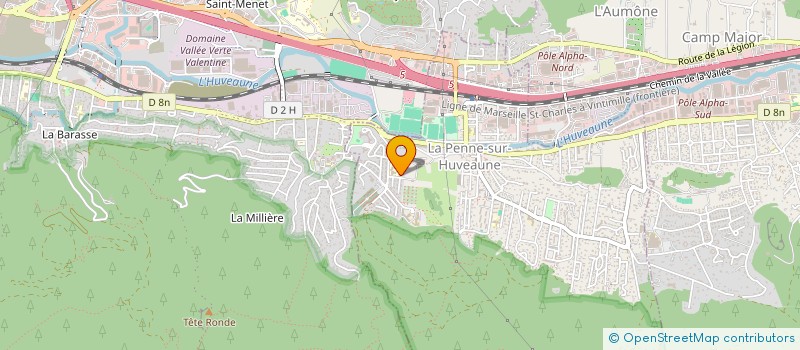 localisation de l'entreprise MONSIEUR MATTEO ALAMAGNY  LA PENNE-SUR-HUVEAUNE