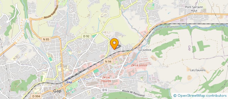 localisation de l'entreprise MONSIEUR MATTEO ALBANO  GAP