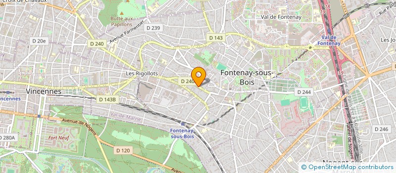 localisation de l'entreprise MONSIEUR MATTEO ALBERT à FONTENAY-SOUS-BOIS