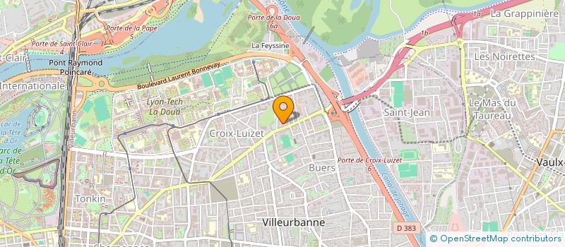 localisation de l'entreprise MONSIEUR MATTEO ANDRADA  VILLEURBANNE