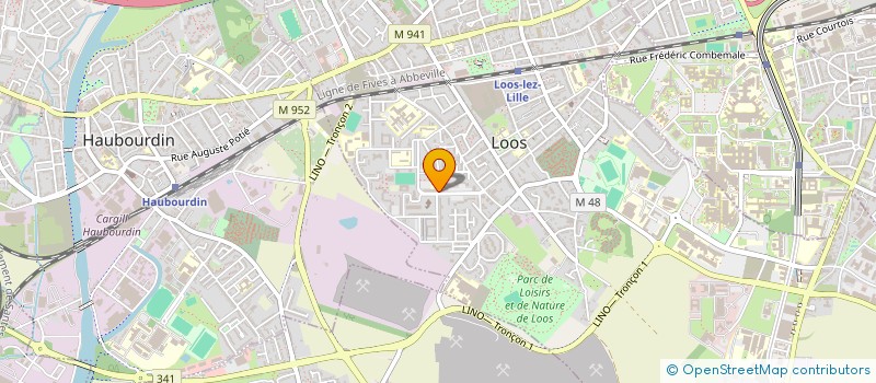 localisation de l'entreprise MONSIEUR MATTEO ANDRIEUX  LOOS