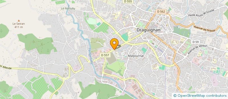 localisation de l'entreprise MONSIEUR MATTEO ANTONIAZZI  DRAGUIGNAN