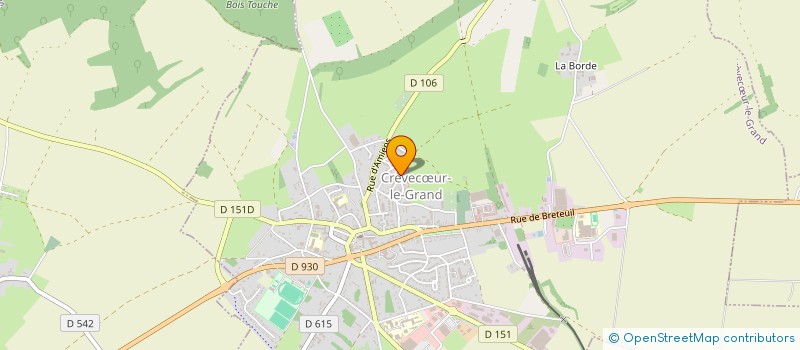 localisation de l'entreprise MONSIEUR MATTEO ANTY  CREVECUR-LE-GRAND