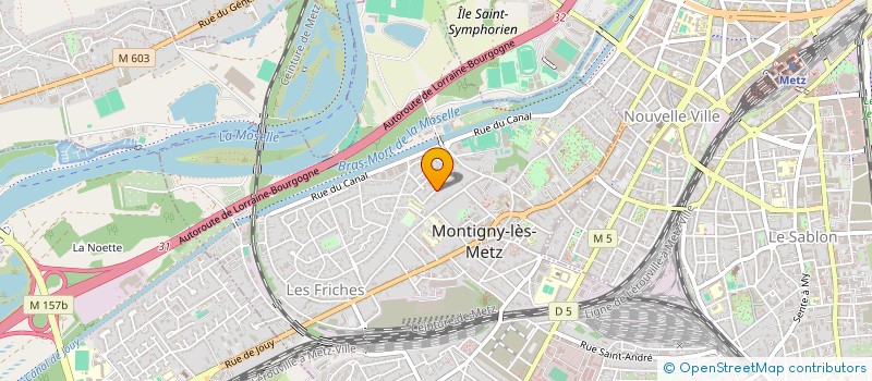 localisation de l'entreprise MONSIEUR MATTEO BAILLY  MONTIGNY-LES-METZ