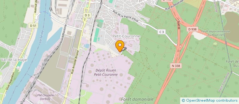 localisation de l'entreprise MONSIEUR MATTEO BALLUAIS  PETIT-COURONNE