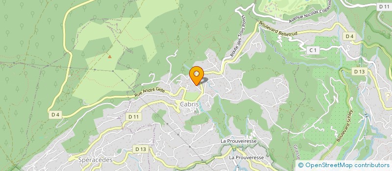 localisation de l'entreprise MONSIEUR MATTEO BARBIERO  CABRIS