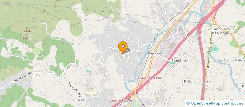 localisation de l'entreprise MONSIEUR MATTEO BARRILLON  AUBAGNE