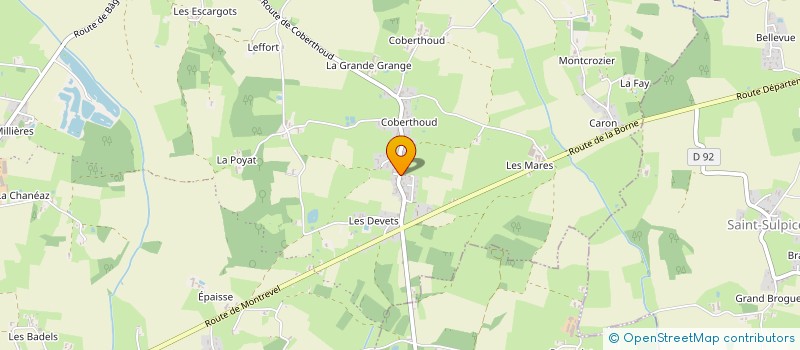 localisation de l'entreprise MONSIEUR MATTEO BASSET  BAGE-DOMMARTIN