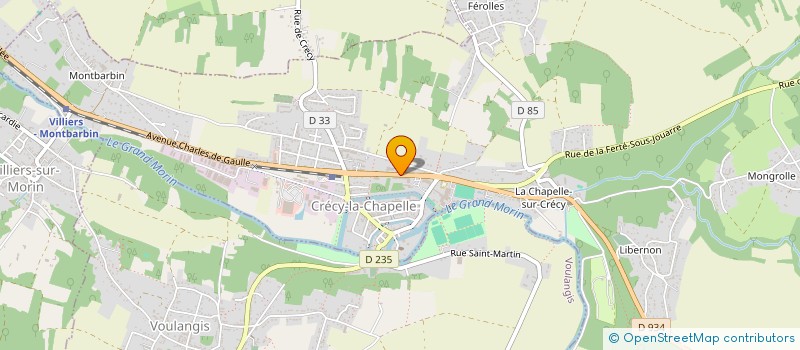 localisation de l'entreprise MONSIEUR MATTEO BEAULIEU  CRECY-LA-CHAPELLE