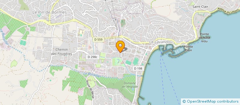 localisation de l'entreprise MONSIEUR MATTEO BENAVENTE à LE LAVANDOU