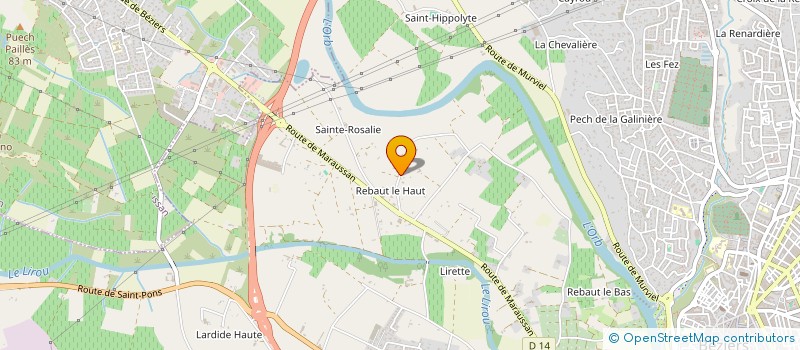 localisation de l'entreprise MONSIEUR MATTEO BENITEZ  BEZIERS