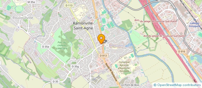 localisation de l'entreprise MONSIEUR MATTEO BERNARDINATTI  RAMONVILLE-SAINT-AGNE