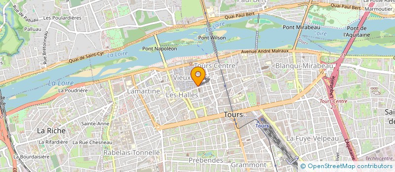 localisation de l'entreprise MONSIEUR MATTEO BESCOND  TOURS