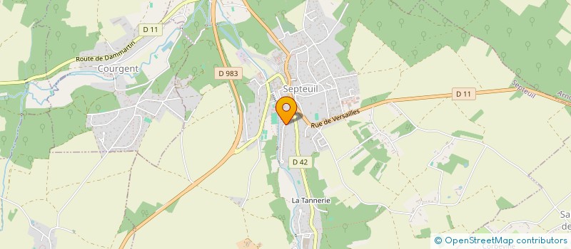 localisation de l'entreprise MONSIEUR MATTEO BOGGIANI  SEPTEUIL