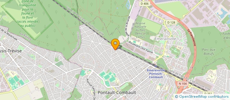 localisation de l'entreprise MONSIEUR MATTEO BOMBARDIERI à PONTAULT-COMBAULT