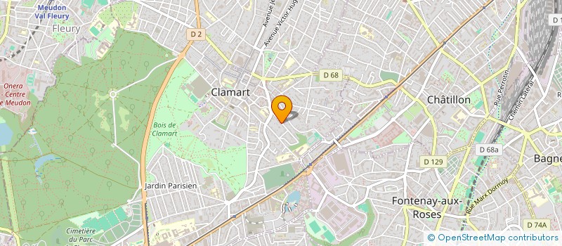 localisation de l'entreprise MONSIEUR MATTEO BONCIANI à CLAMART