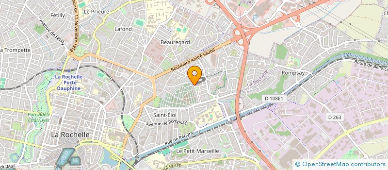 localisation de l'entreprise MONSIEUR MATTEO BOURION  LA ROCHELLE