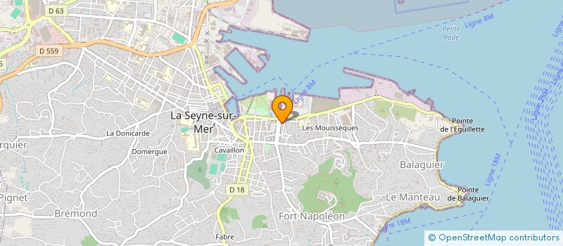 localisation de l'entreprise MONSIEUR MATTEO BREUIL à LA SEYNE-SUR-MER