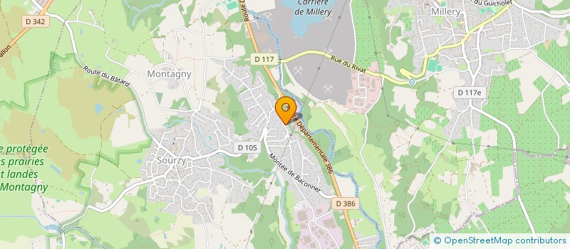 localisation de l'entreprise MONSIEUR MATTEO BRIGINI  MONTAGNY