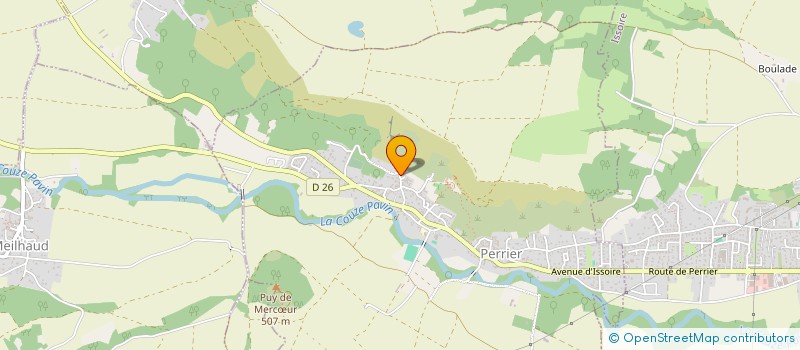 localisation de l'entreprise MONSIEUR MATTEO BUCHET  PERRIER