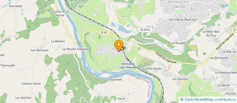 localisation de l'entreprise MONSIEUR MATTEO BUISSON à VERNEUIL-SUR-VIENNE