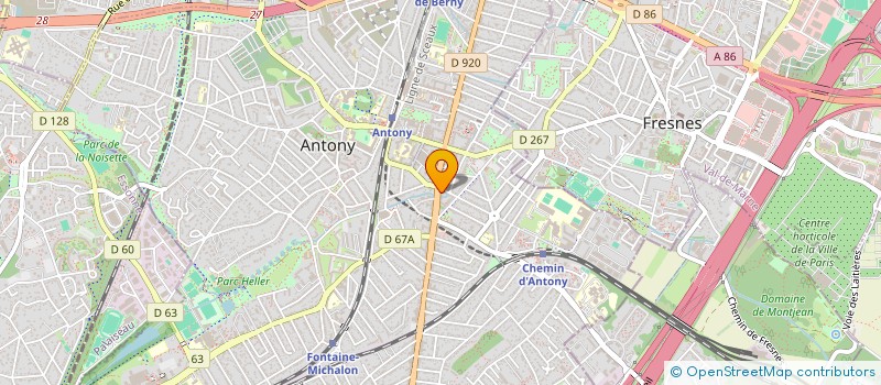 localisation de l'entreprise MONSIEUR MATTEO BUZZI à ANTONY