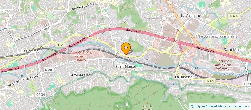 localisation de l'entreprise MONSIEUR MATTEO CAGINICOLAU  MARSEILLE