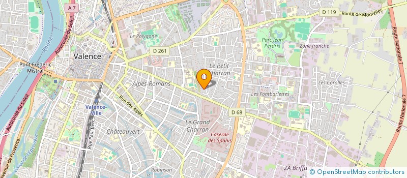 localisation de l'entreprise MONSIEUR MATTEO CAILLET  VALENCE