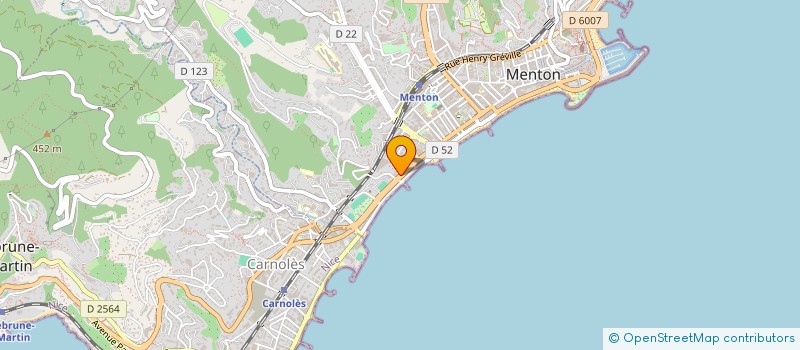 localisation de l'entreprise MONSIEUR MATTEO CARUSILLO à MENTON