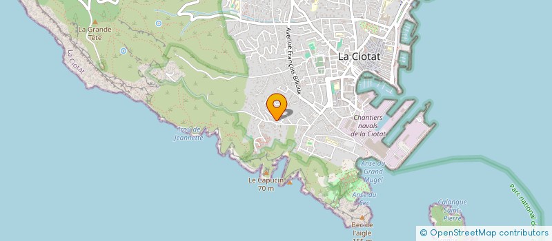 localisation de l'entreprise MONSIEUR MATTEO CARUSO à LA CIOTAT