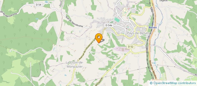 localisation de l'entreprise MONSIEUR MATTEO CARVALHO  PAYS DE BELVES