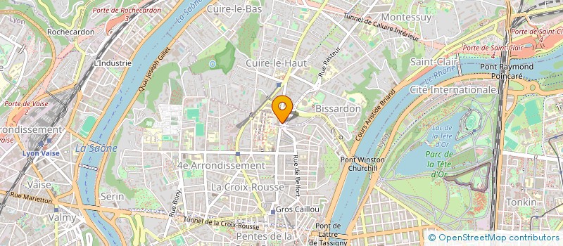 localisation de l'entreprise MONSIEUR MATTEO CARZANIGA  CALUIRE-ET-CUIRE