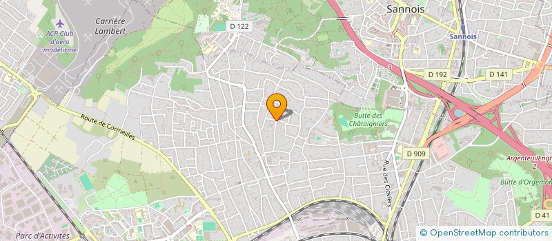 localisation de l'entreprise MONSIEUR MATTEO CASEIRO  ARGENTEUIL