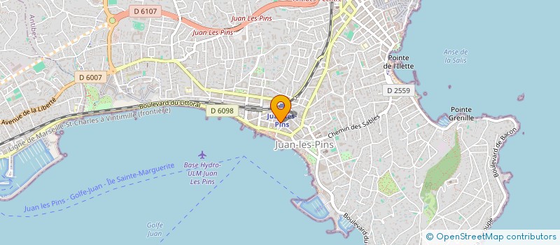 localisation de l'entreprise MONSIEUR MATTEO CAULA à ANTIBES