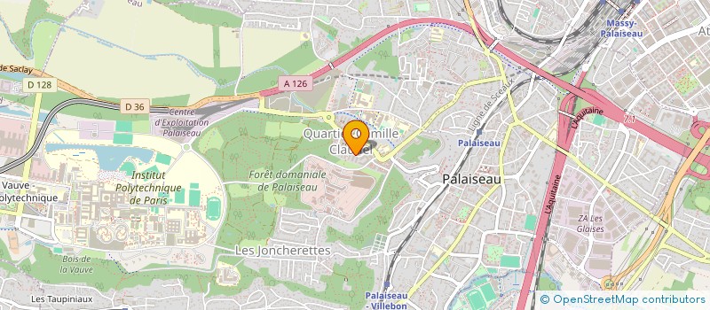 localisation de l'entreprise MONSIEUR MATTEO CAZABAN--BERNARD  PALAISEAU