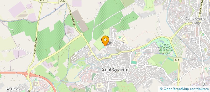 localisation de l'entreprise MONSIEUR MATTEO CLAUZEL à SAINT-CYPRIEN