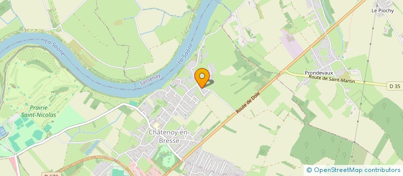 localisation de l'entreprise MONSIEUR MATTEO CLETON  CHATENOY-EN-BRESSE